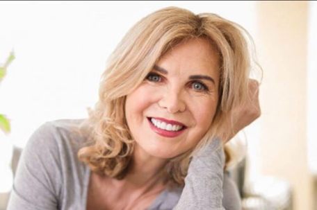 Woman smiling