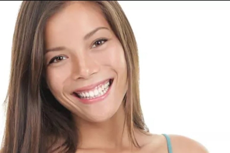Woman smiling